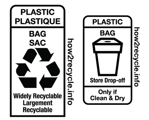 How2Recycle Plastic Bag Label